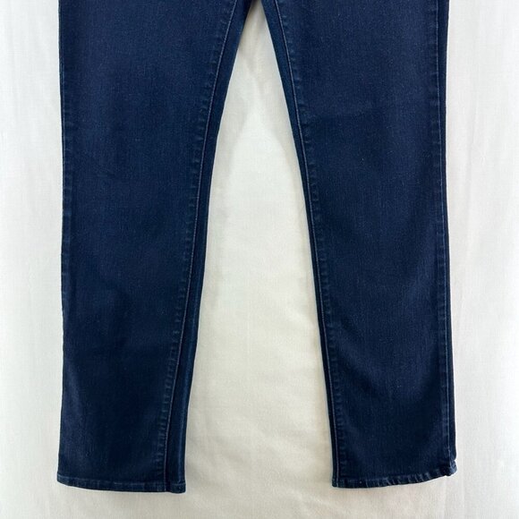 Levi's Jeans Womens 10/30 Slight Curve Classic Rise Straight Dark Washed Blue - Picture 4 of 12